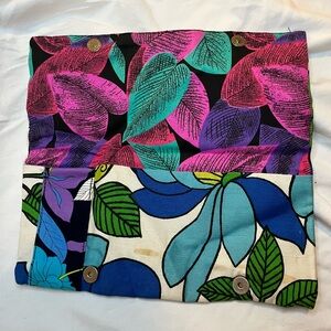 Colorful Floral Clutch